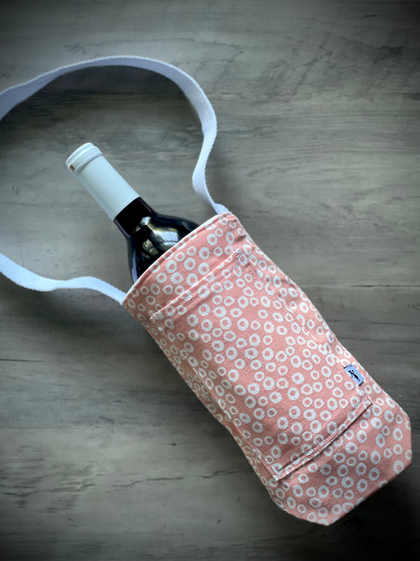Single Wine Tote - Bangles Blush
