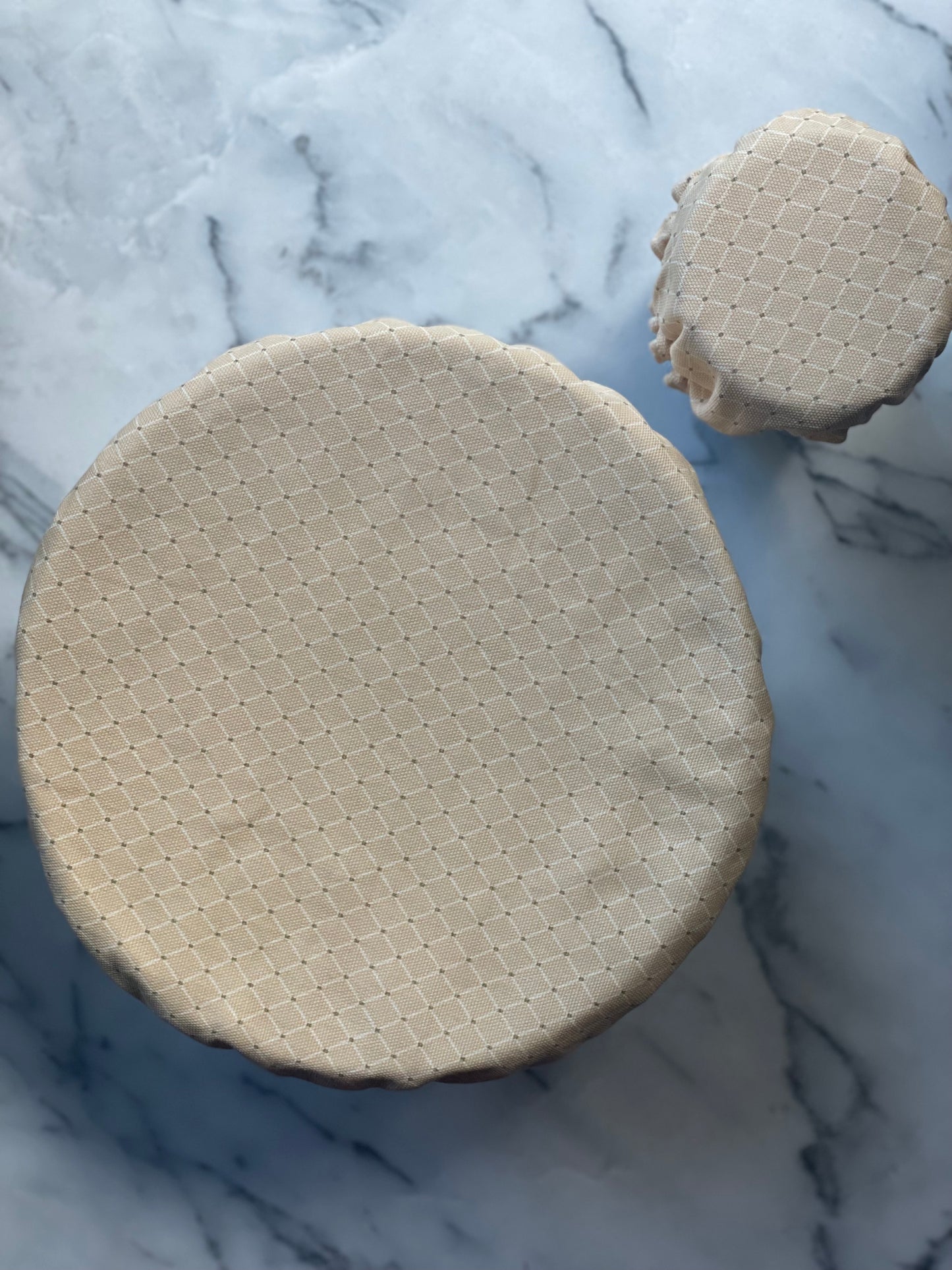 Matching Bowl and Jar Covers - Diamond Chai Yellow