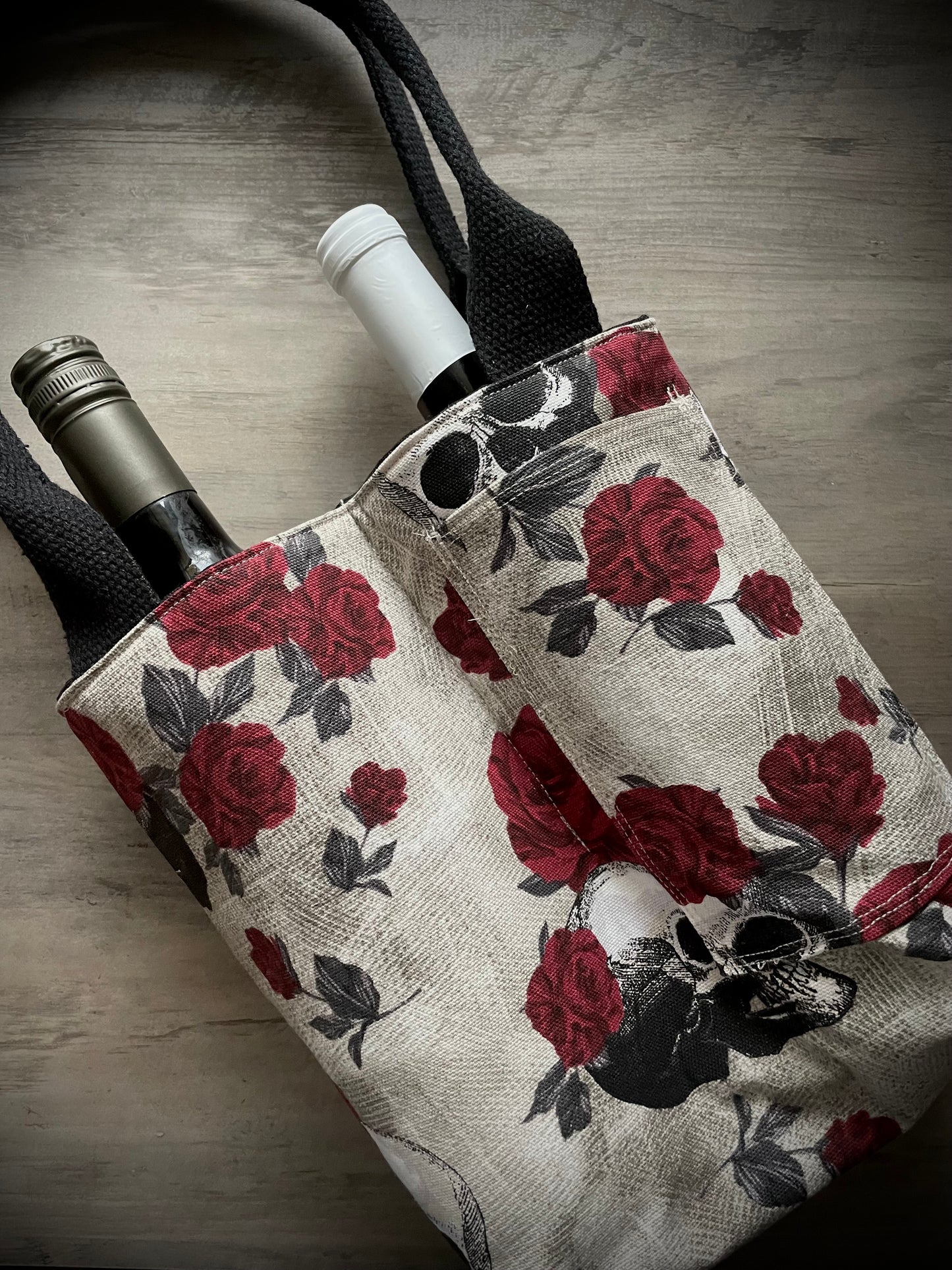 Double Wine Tote - Bad to the Bone Rose
