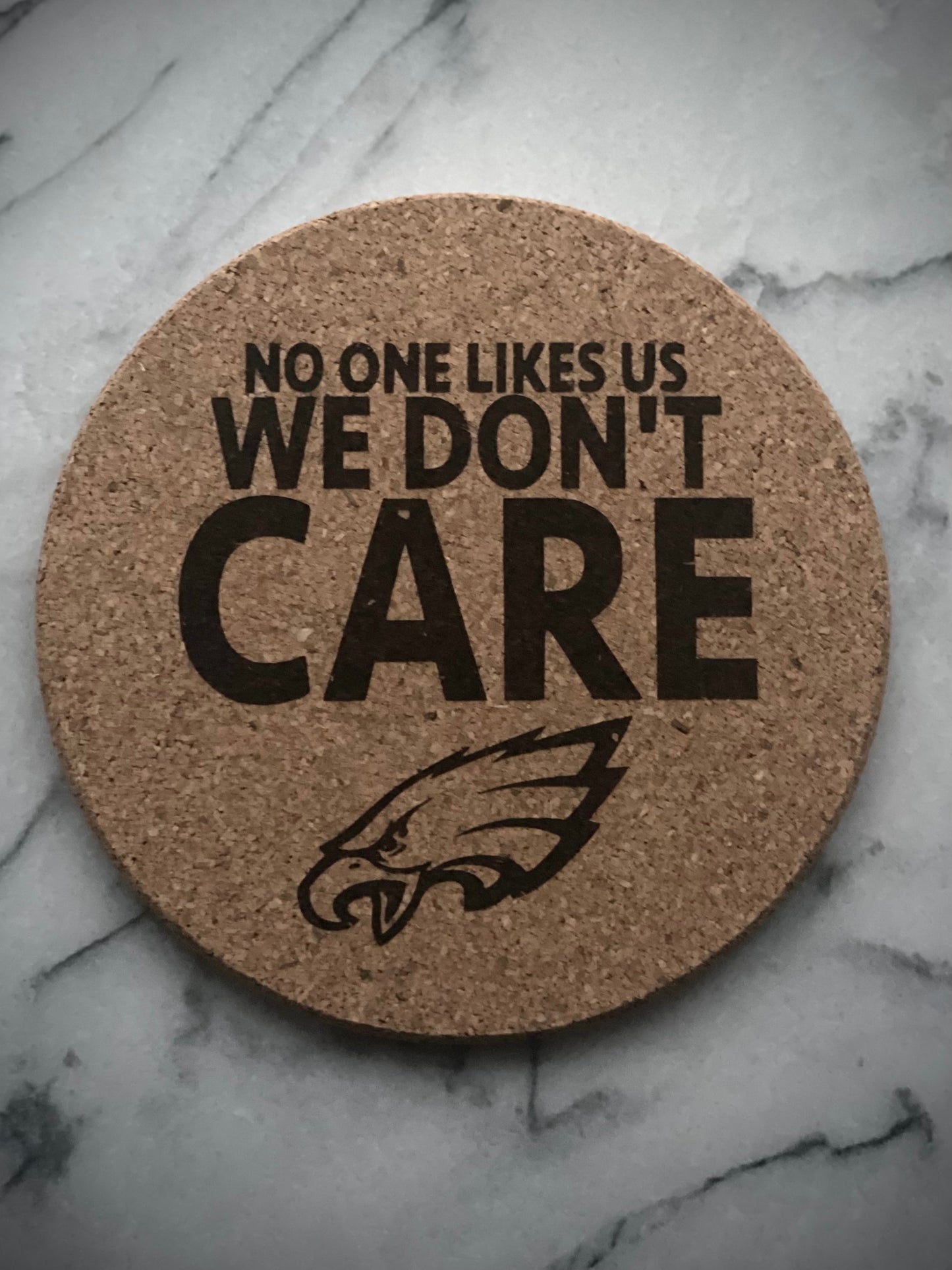 Trivet - Eagles No One Likes Us Circle