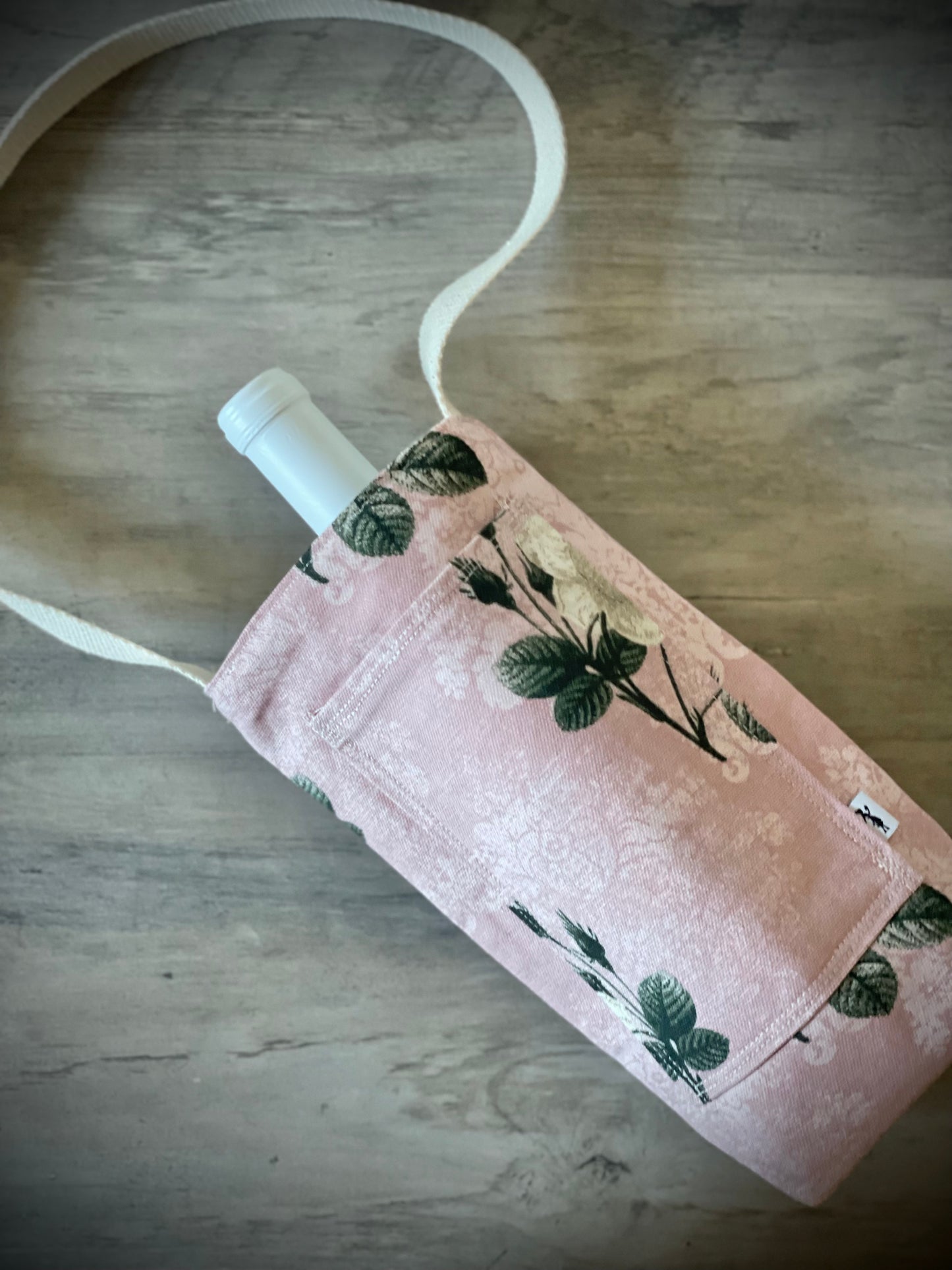 Single Wine Tote - Leyster Fawn Blush