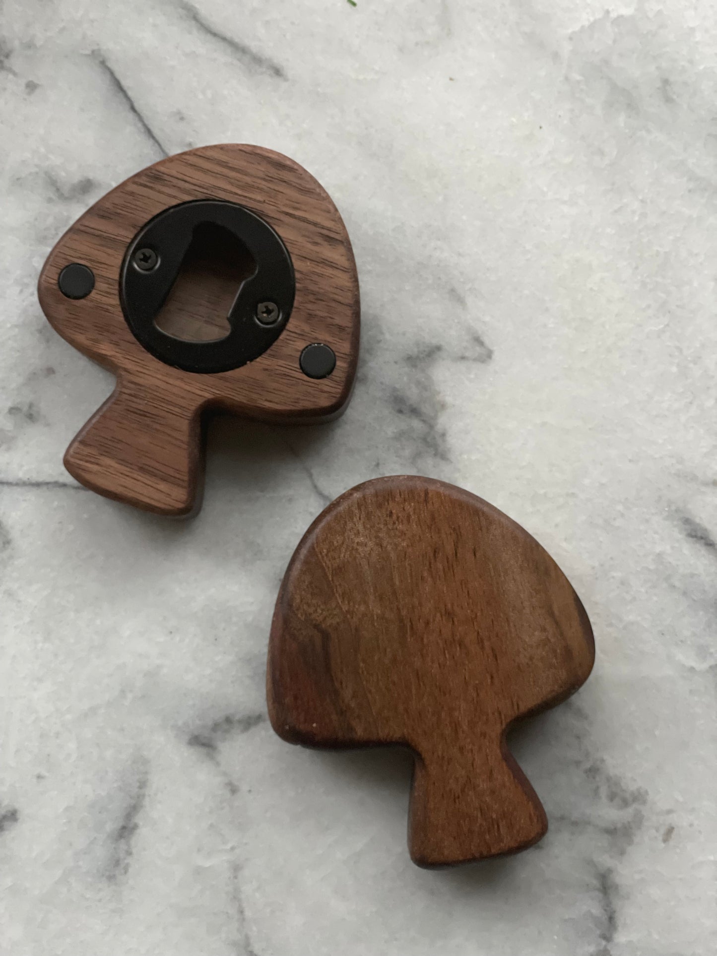 Mushroom Bottle Opener - Walnut